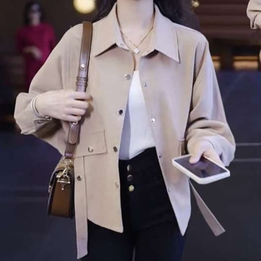 ブラウス ゆったりシルエットオーバーシャツ