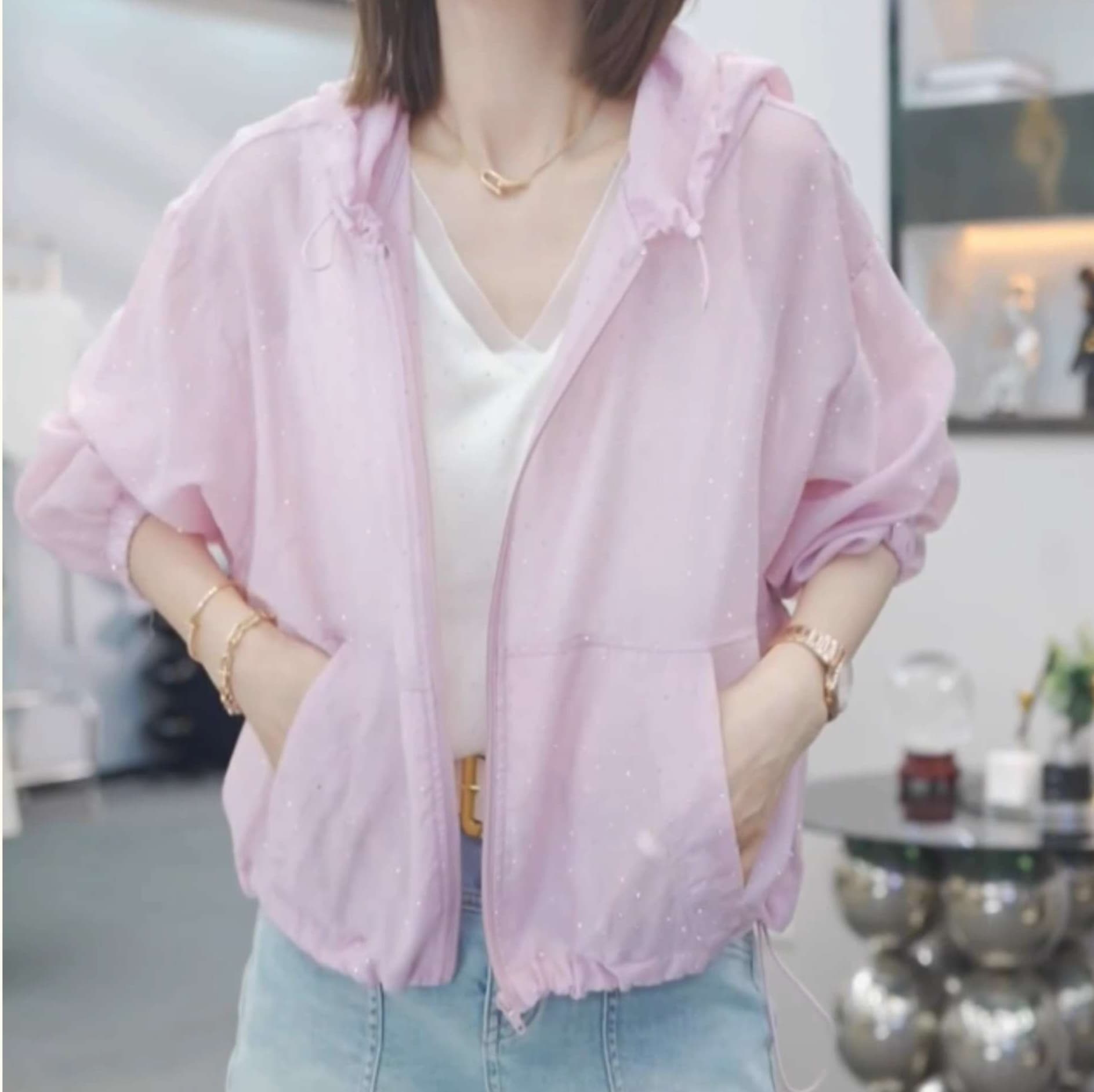 ブラウス エアリーフレアスリーブチュニック