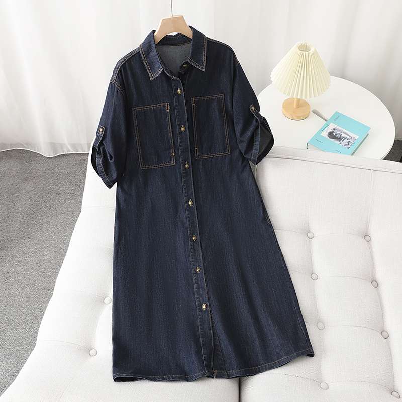 ブラウス デニムシャツワンピース